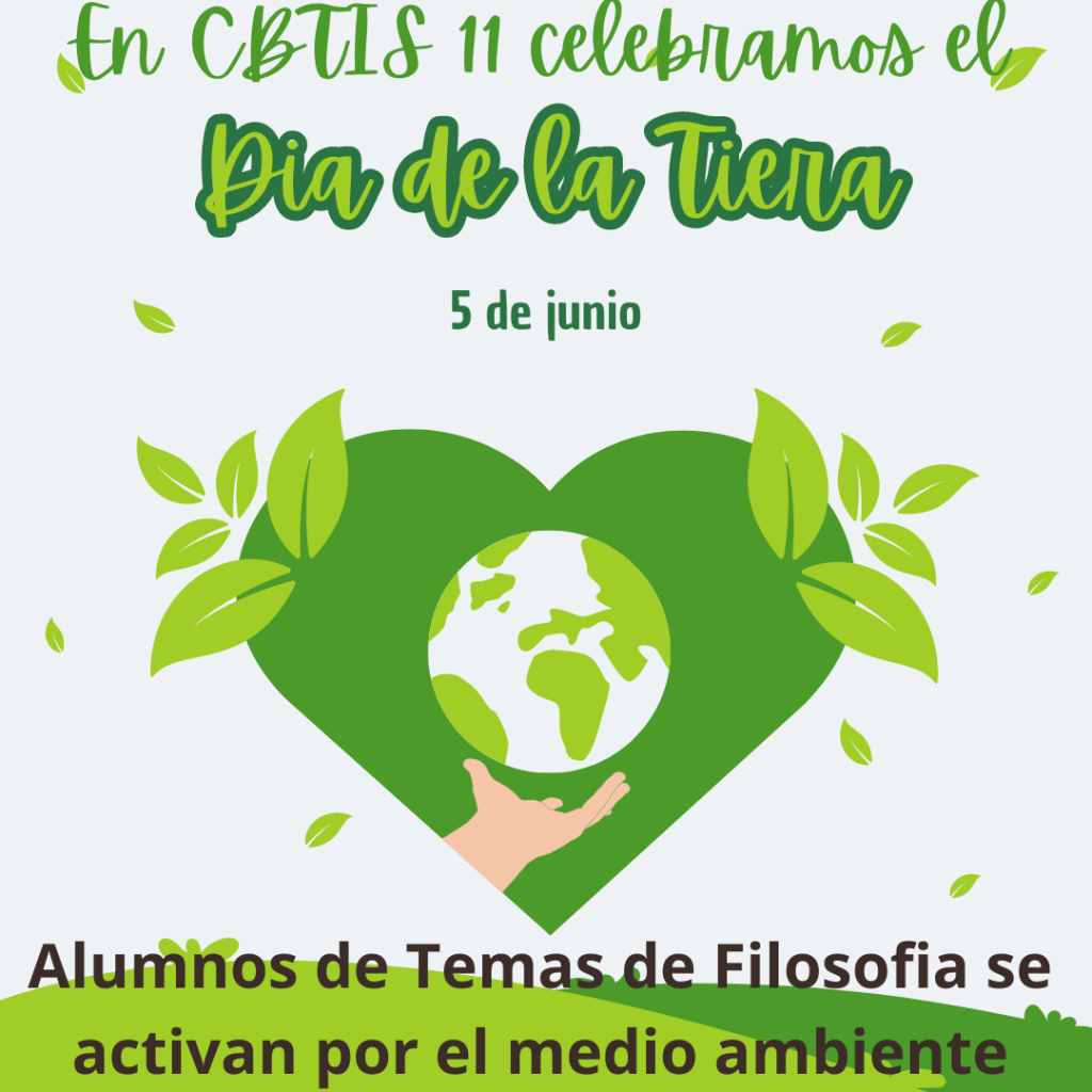 Alumnos del CBTIS 11 se activan por el Día de la&nbsp;Tierra